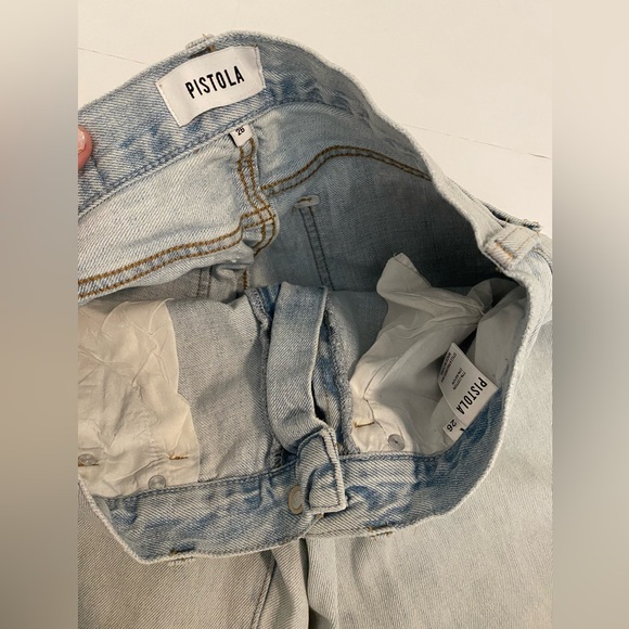 Pistola Light Wash Distressed Jeans 26 - Picture 3 of 4